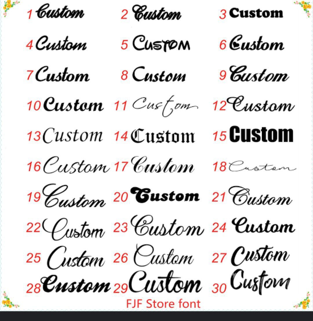 Font Chart